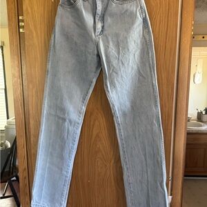 Women’s cowboy cut wranglers Light Blue Jeans